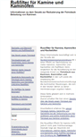 Mobile Screenshot of kamin-russfilter.de